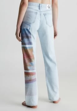 Calvin Klein Jeans High Rise Printed - Straight Leg Jeans - Denim Light 7 Calvin Klein Jeans High Rise Printed - Straight Leg Jeans - Denim Light -Mode Dameskleding Winkel 00bd63048ee84ac0bfde9ec84cddfb9c