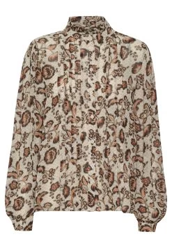 Part Two Viktorine - Overhemdblouse - Koi Japanese Flower Print -Mode Dameskleding Winkel 05cf054ba99b4551870b9d64cc0c000e