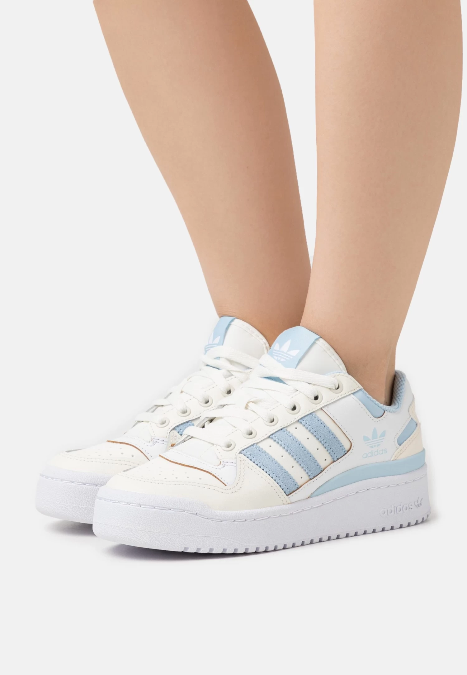 Adidas Originals Forum Bold Stripes W - Sneakers Laag - Off White/Clear Sky/White 1 Adidas Originals Forum Bold Stripes W - Sneakers Laag - Off White/Clear Sky/White