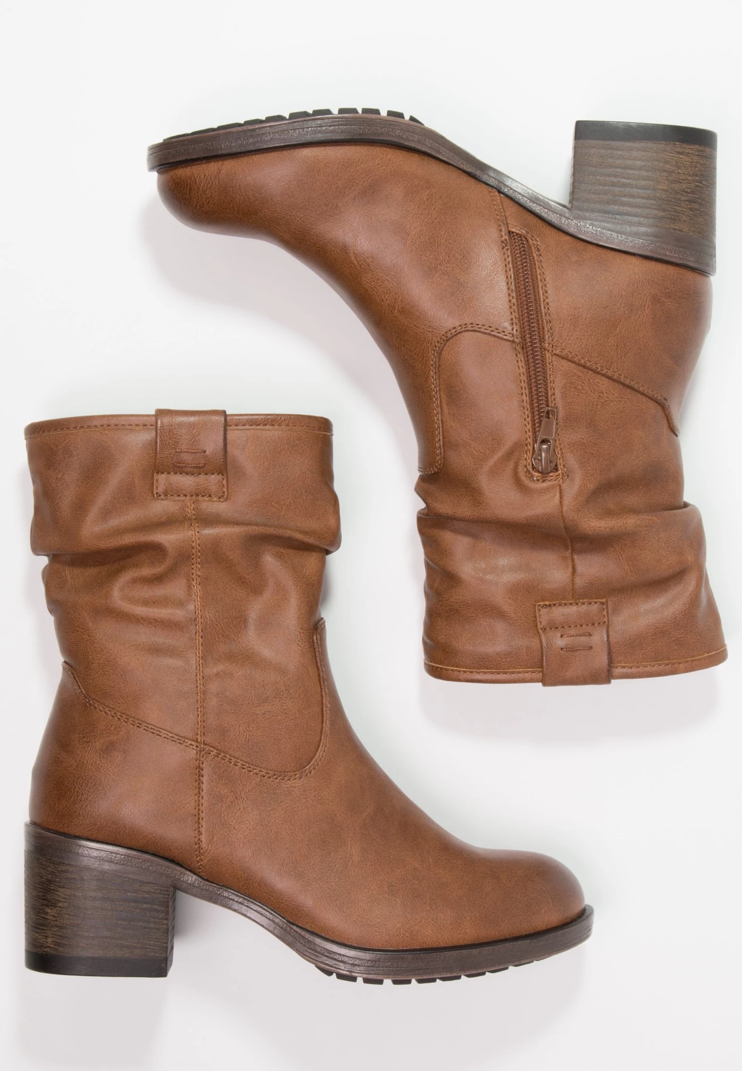 Anna Field Winter Boot - Korte Laarzen - Cognac 3 Anna Field Winter Boot - Korte Laarzen - Cognac - Afbeelding 3
