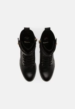 Tamaris Veterboots - Black/Gold 12 Tamaris Veterboots - Black/Gold -Mode Dameskleding Winkel 3f02e1fe61394065b985e72f5e9e2b87