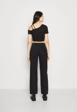Even&Odd Relaxed Fit Jeans - Black Denim -Mode Dameskleding Winkel 491db932c5c843bba417027e9da58a24