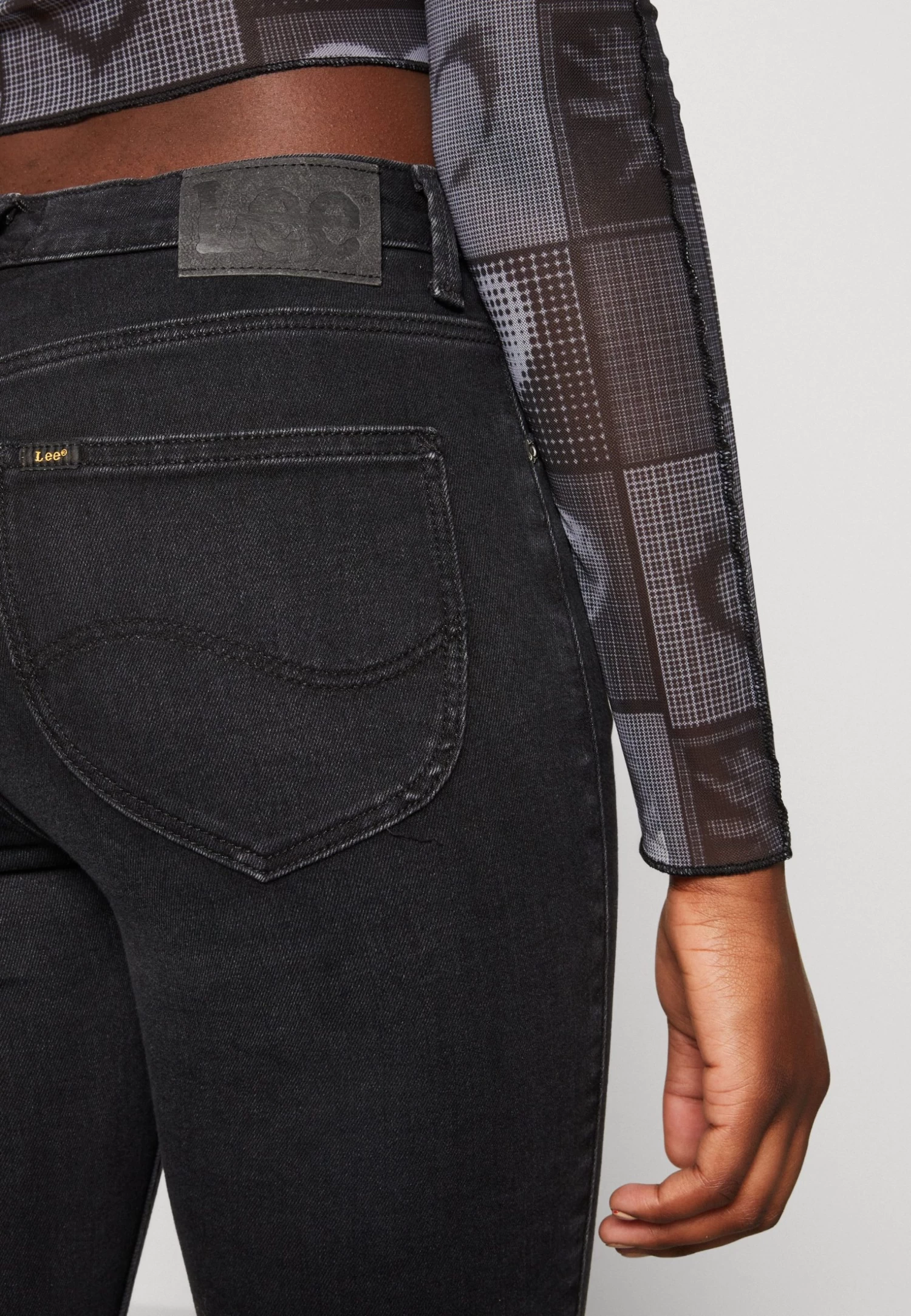 Lee Scarlett High - Jeans Skinny Fit - Tingled Black 4 Lee Scarlett High - Jeans Skinny Fit - Tingled Black - Afbeelding 4
