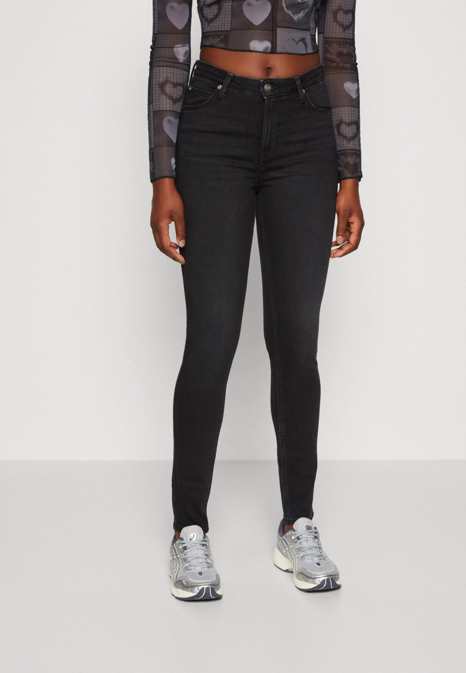 Lee Scarlett High - Jeans Skinny Fit - Tingled Black 1 Lee Scarlett High - Jeans Skinny Fit - Tingled Black