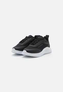 Calvin Klein Jeans Eva Runner Laceup - Sneakers Laag - Black/White -Mode Dameskleding Winkel c258a855353849e184efdfa8abbcab9e
