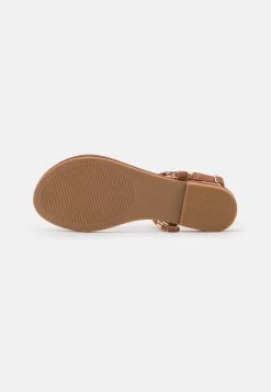 Anna Field Teensandalen - Cognac/Gold -Mode Dameskleding Winkel d2522170da0a448da4a496a939c13137