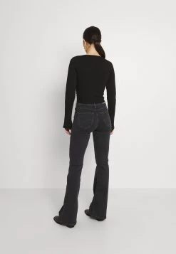 Lee Breese - Flared Jeans - Washed Black -Mode Dameskleding Winkel e07b97bc2fcf4cf2a995c3fd94e1d165