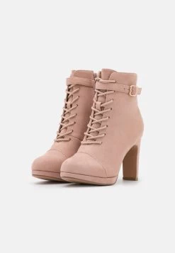 Veterboots - Light Pink -Mode Dameskleding Winkel e39d8d69e2a440b58a88a3f6a8248885