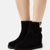 Anna Field Leather Winter Boot - Korte Laarzen - Black